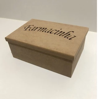 Caixa Farmacinha Lisa 31x21x12 - MDF Madeira porta Remédio
