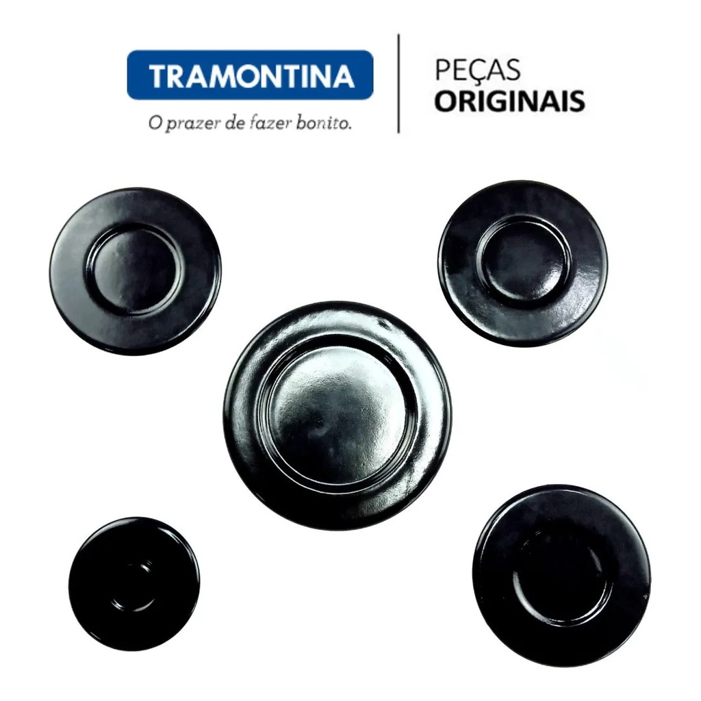 Espalhador Tampa Chama Bocas P/ Cooktop Tramontina 5 Bocas Shopee Brasil
