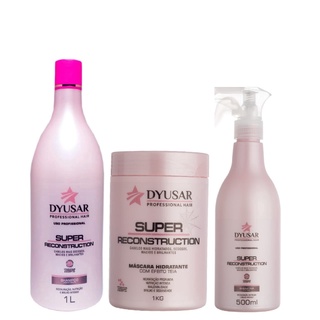 KIT Terapia Capilar com queratina super reconstrução capilar profissional DYUSAR