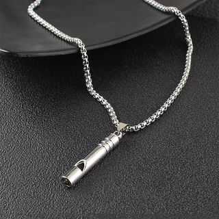 Colar De Apito Longo Soprador Ornamentos Masculinos Pingentes De Correntes Pequenas Presentes Frescos E Bonitos
