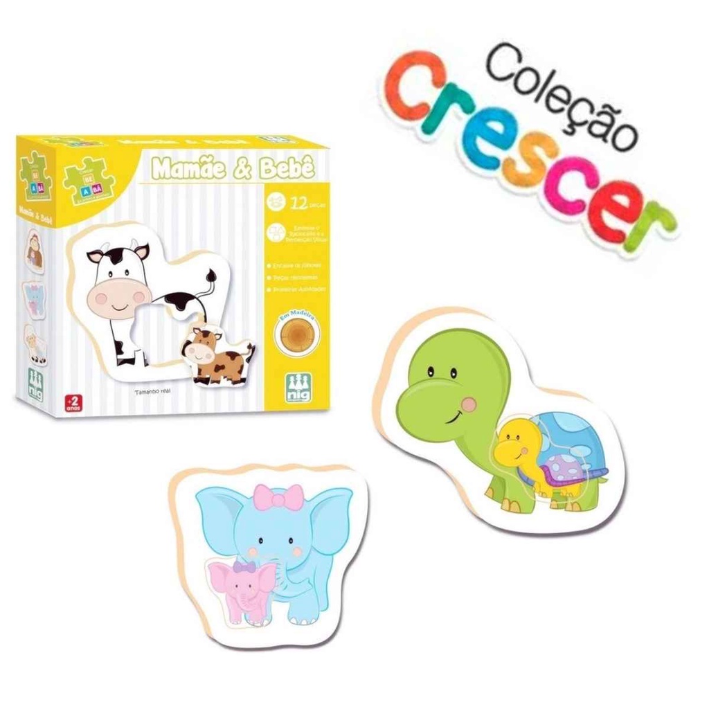 Jogo Brinquedo Educativo Didático Pedagógico Mamãe & Bebê Coleção Be A ...