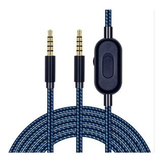 Cabo Controlador 3.5mm Headset Logitech Astro A10 Nylon
