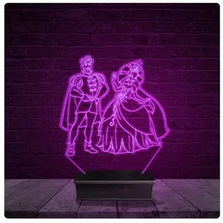 Luminária e Abajur Acrílico Led - Cinderela 5