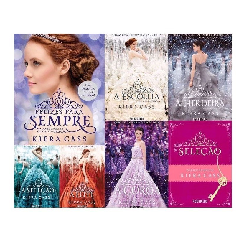 Coleção A Seleção 7 Livros Kiera Cass Shopee Brasil