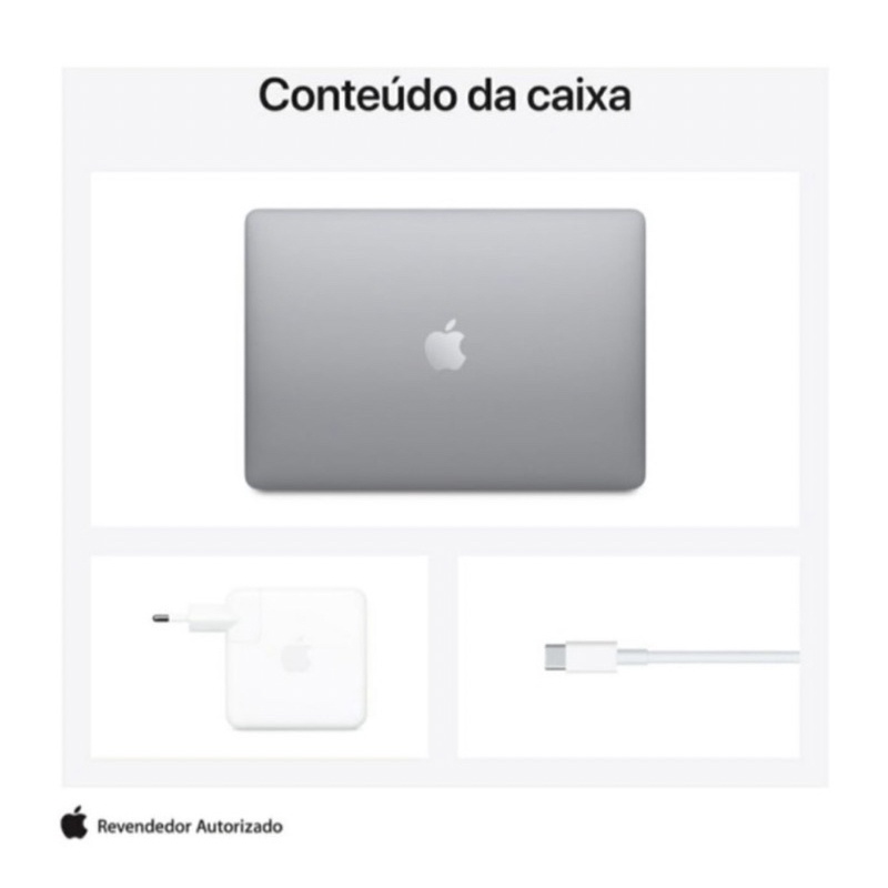 MacBook Air m1 modelo A2337 ano 2020 Space gray 256gb 8gb MacBook Air m1 modelo A2337 ano 2020 Space gray 256gb 8gb
