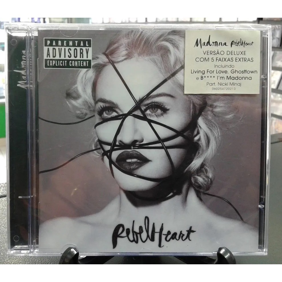 Cd Madonna Rebel Heart Versão Deluxe NOVO LACRADO | Shopee Brasil