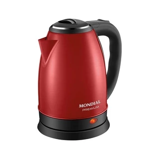 Chaleira Eletrica Mondial 110v 2 Litros 1200w Pratic Inox Ce-06r em Oferta na Shopee