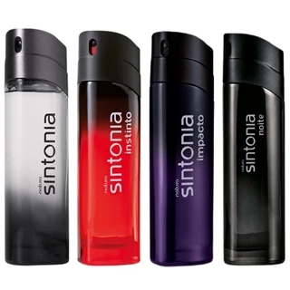 Colônia Sintonia Natura Perfume Masculino - 100ml (Clássico, Noite, Impacto, Instinto)
