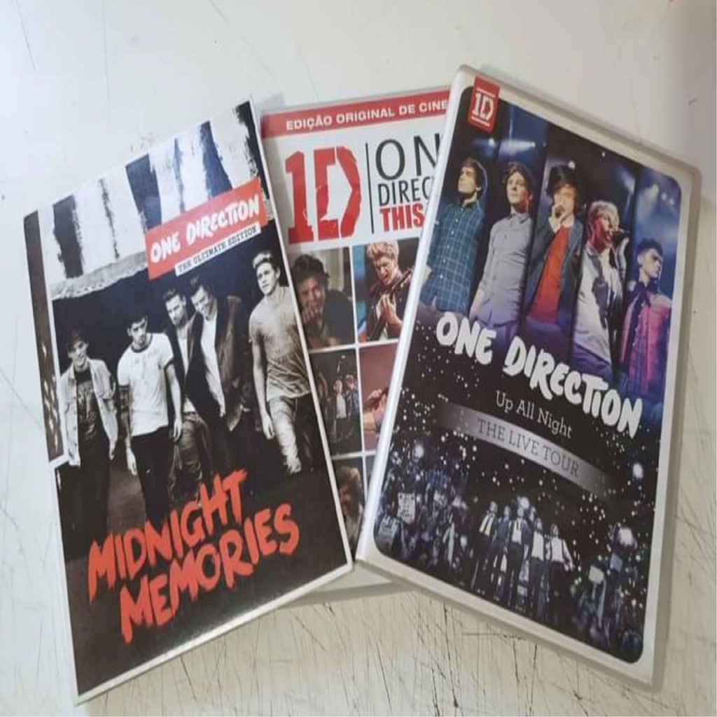 One Direction ( 2 DVD & 1 CD Deluxe) | Shopee Brasil