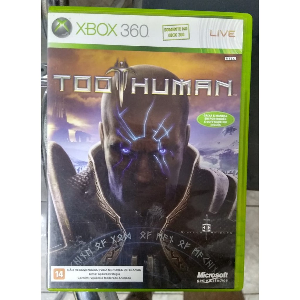 Too Human - Jogo XBOX 360 Midia Fisica