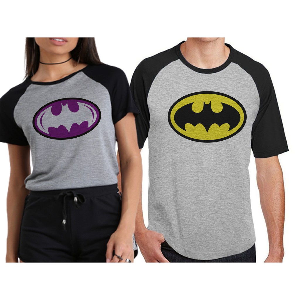 Kit Casal Conjunto Casal Estampa do Batman