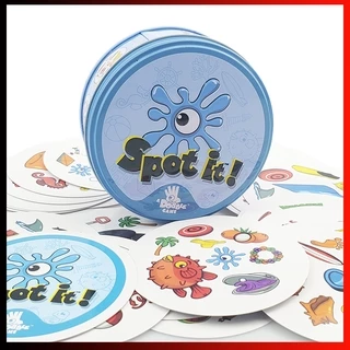 Spot It ! Jogo De Cartas À Prova D'água Familiar Inteligente