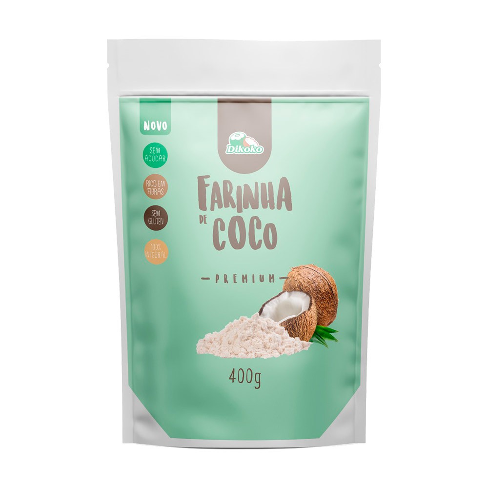 Farinha De Coco Dikoko Premium 400g | Shopee Brasil