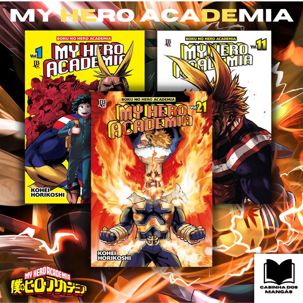 Boku No Hero Vol. 1 Ao 6 My Hero Academia Mangá Jbc