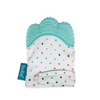 Luvinha Mordedor Silicone Bebe Azul  Lavável 08967 - Buba