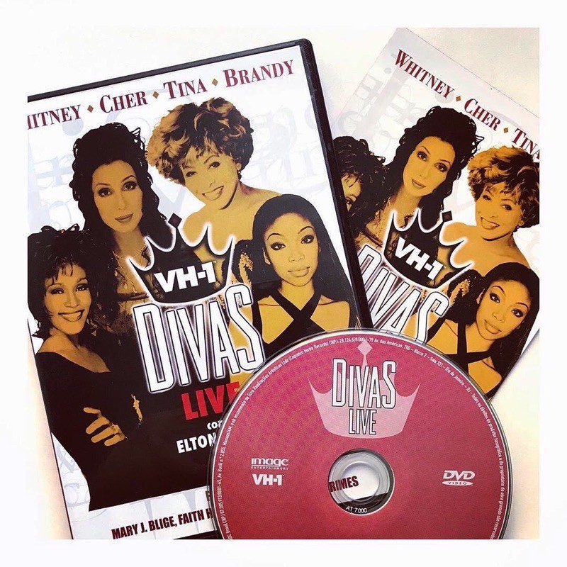 DVD VH1 DIVAS - LIVE (Whitney Houston, Cher, Tina Turner) | Shopee Brasil