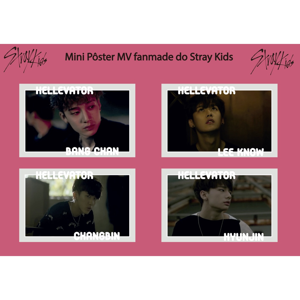 Mini Pôster MV Hellevator - Stray Kids | Shopee Brasil
