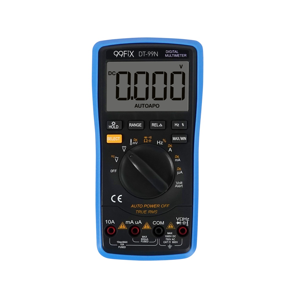 99FIX DT-99N Multímetro digital com display LCD de alcance automático ...