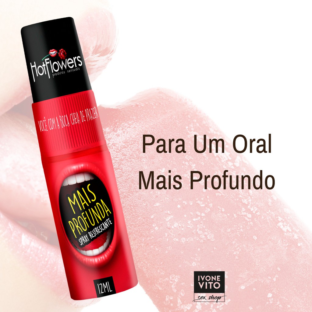 MAIS PROFUNDA Aromatizador Bucal Spray Refrescante Sexo Oral - KP SEX SHOP  | Shopee Brasil