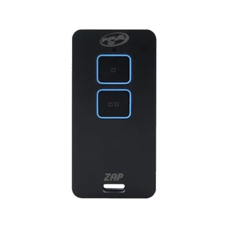 Controle Remoto Tx Zap 2 Botões 433mhz Preto/azul Ppa