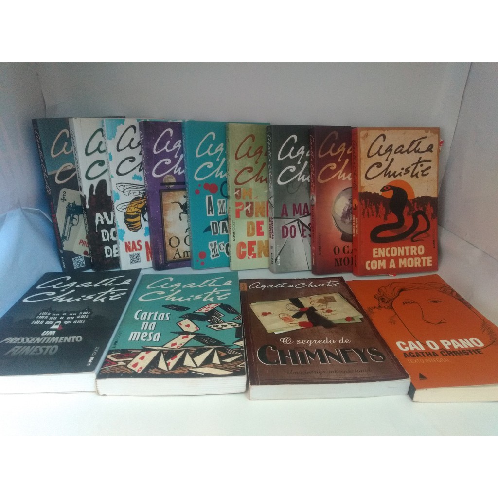 Livros Da Coleção L&PM Pocket Da Agatha Cristie | Shopee Brasil