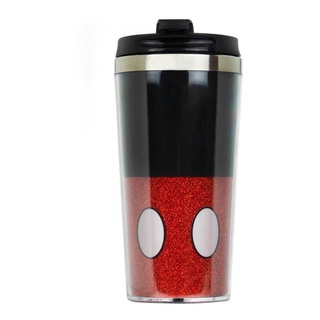Copo Termico Mickey Mouse Tampa Preta 450ml Disney