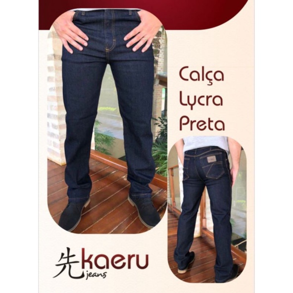 Calça cheap jeans kaeru