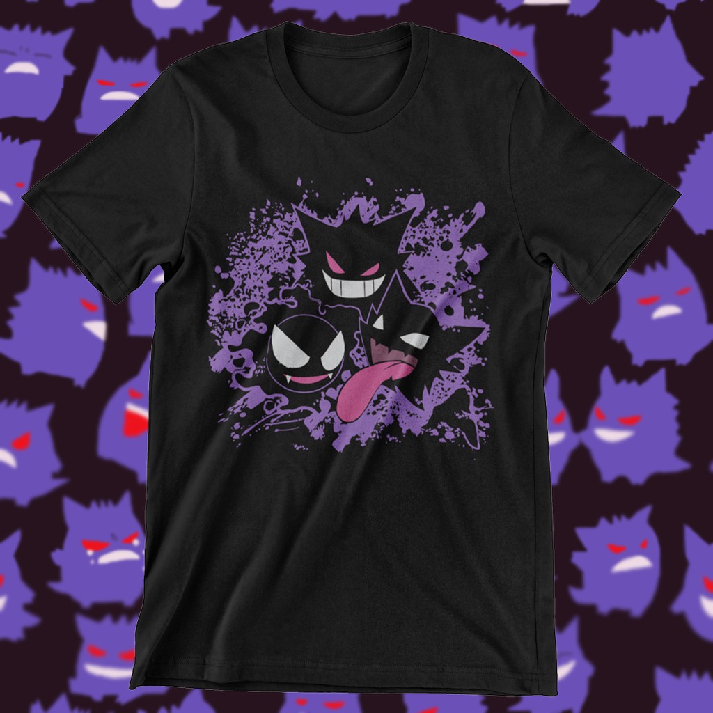 Camiseta - Pokémon - Gencar, Gastly e Haunter - Roxo (124) com o Melhor  Preço é no Zoom