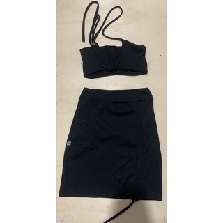 Conjunto Feminino de Top Cropped e Saia PLissada FRanzida Roupas Femininas  Moda Gringa no Shoptime