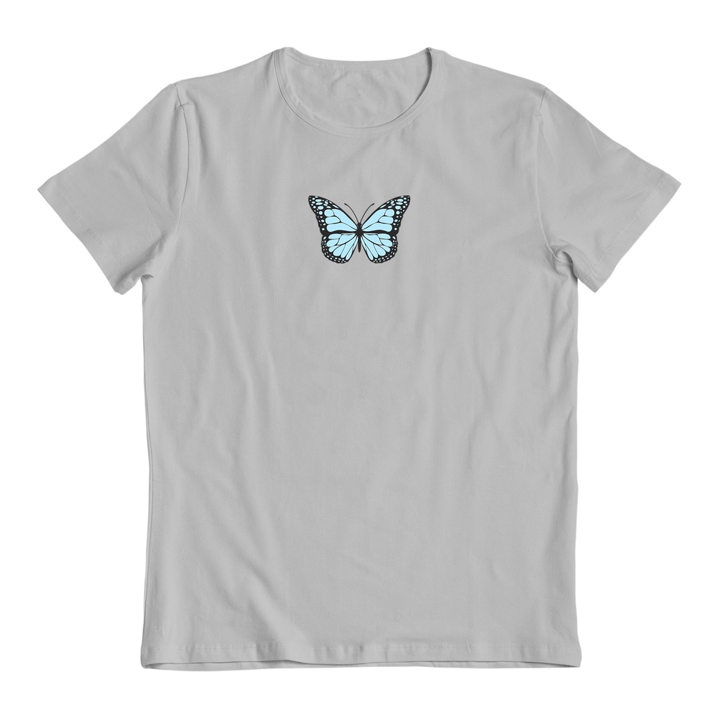 Camiseta Camisa Algodão Unissex Butterfly Aesthetic Borboleta Shopee