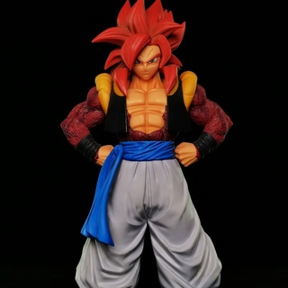 Figuras De Ação Bola De Dragão Figura Cabeça Dupla Vegetto SSJ4 Filho Goku  Vegeta 37cm PVC Anime Coleção De Estátua Modelo Boneca Brinquedos Presente  - Escorrega o Preço