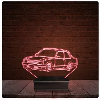 Abajur Luminária Acrílico Led Chevette Colecionador Clássico