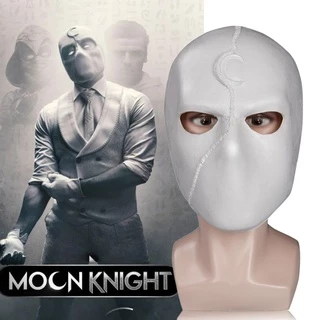 Chegada Nova Adulto Lua Cavaleiro Máscara De Látex Marvel Superhero Cosplay Máscaras Do Jogo Partido The Avengers Headgear Suprimentos Traje De Halloween