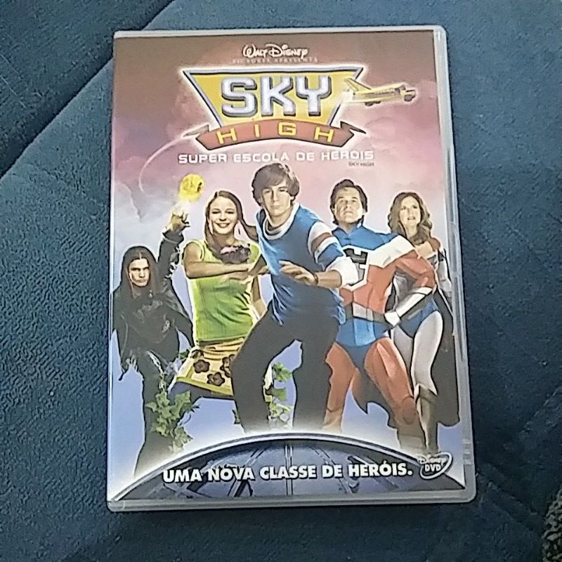 Dvd Sky High - Super Escola De Heróis - Disney - Revista HQ - Magazine Luiza