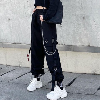 Calça Jogger Casual Com Bolso Frontal Estampa Anime Confortável