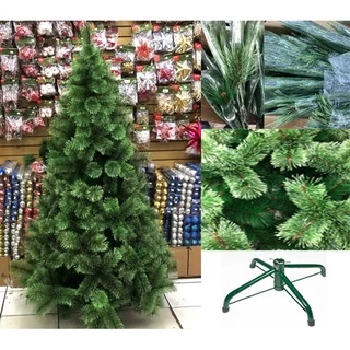 Árvore De Natal Pinheiro Efeito Verde Neve 1,20m 170 Galhos Luxo Super Cheia Fotos Reais Pronto Entrega