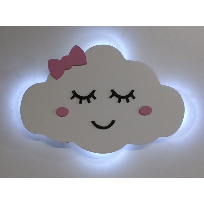 Luminária Neon Led Nuvem Akatsuki, Item de Decoração Naruto Nunca Usado  90612528