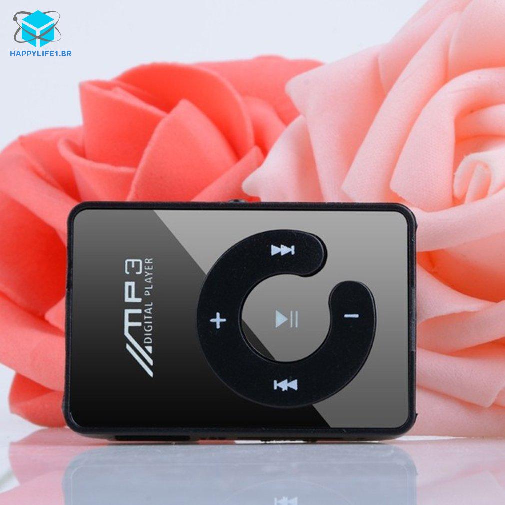 Mp3 Player Mini Shuflle Entrada Micro Sd Maximo Som Stereo - Envio Imediato