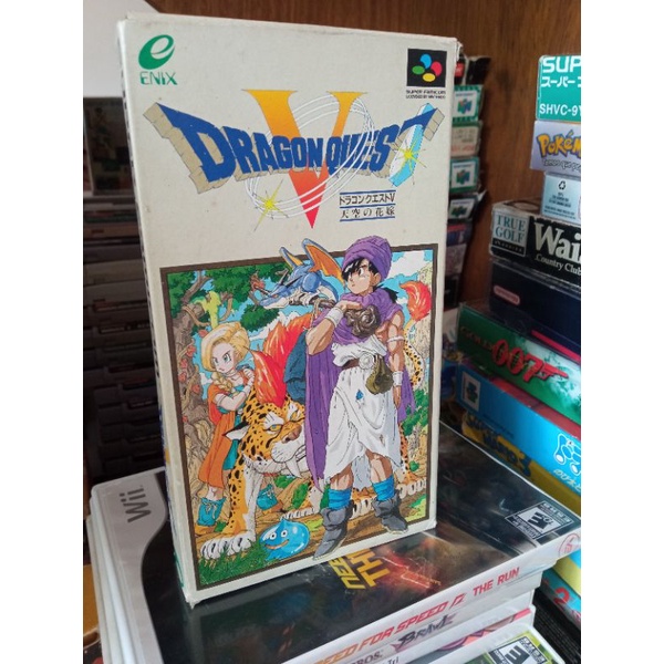 Dragon Quest V 5 Super Famicom Completo Nintendo | Shopee Brasil