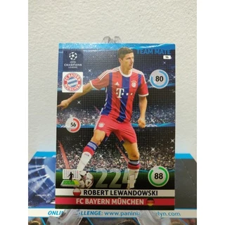 Card - Team Mate - Robert Lewandowski - Adrenalyn XL - Champions League 2014-2015