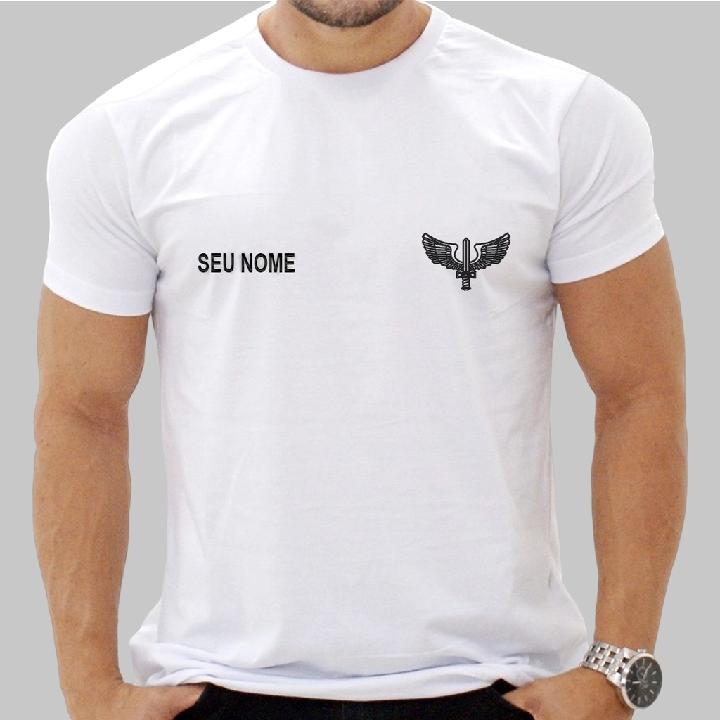 Camiseta Primeiro Grupo De Defesa Aérea - Cor Branca
