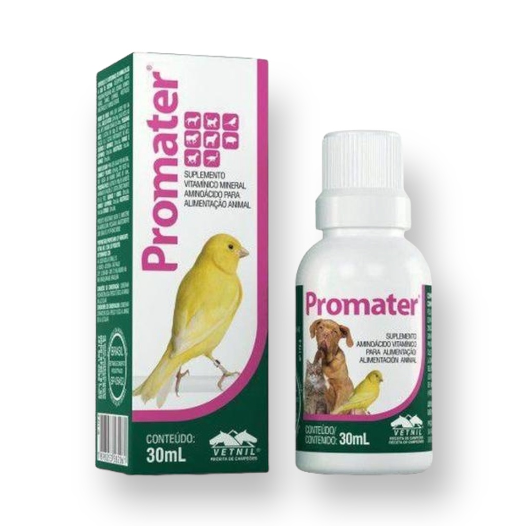 Promater 30 ml - Suplemento Reprodutivo para Pássaros | Shopee Brasil