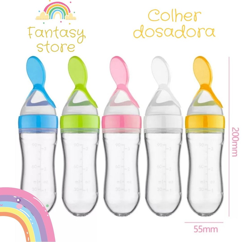 Colher dosadora mamadeira para leite materno ou artificial alimentação ...