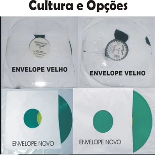 INNER SLEEVES 60 envelopes de papel internos para "12" e LP super macios próprios para proteger seu disco raro vinil