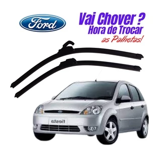 Par Palheta Limpador Parabrisa Ford Fiesta 2003 2004 2005 2006 2007 2008 2009 2010 PROMOÇÃO SHOPEE