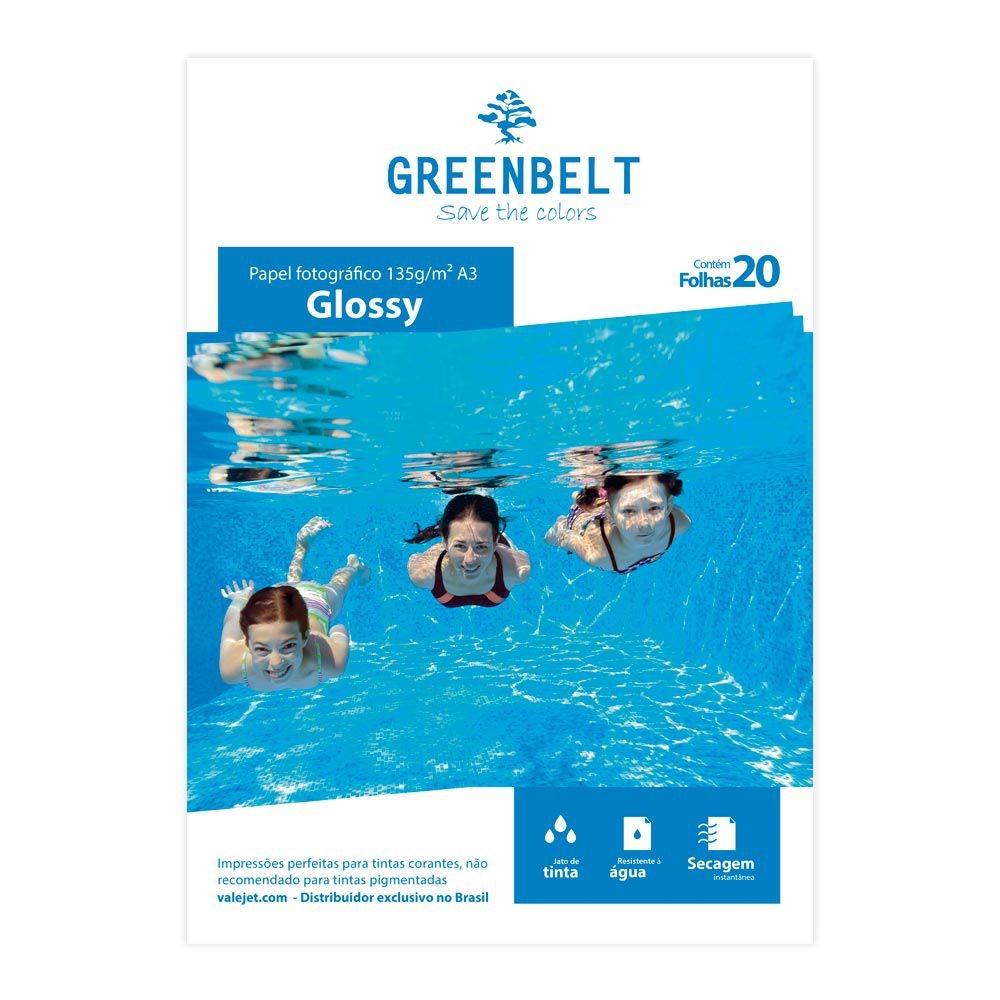 Papel Fotográfico Glossy A3 135g Greenbelt 20 Folhas Shopee Brasil 2159