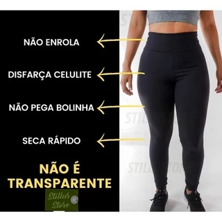 Legging Feminina Peluciada interna - Tecido Suplex liso peluciada