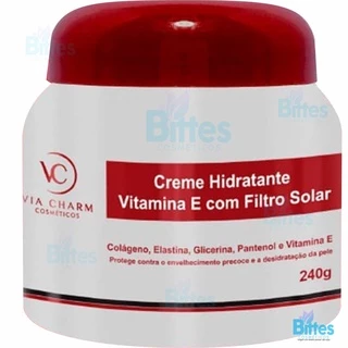 Creme Hidratante Vitamina E Via Charm Cosméticos Corporal