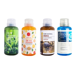 farmstay pure natural cleansing water 500g 4 types