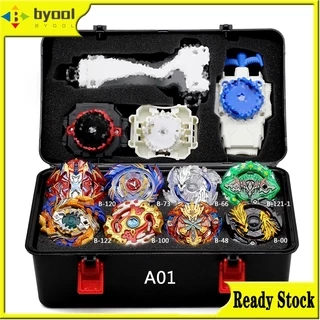Conjunto Beyblade Burst De Metal / Fusão Com Lan Bayblade